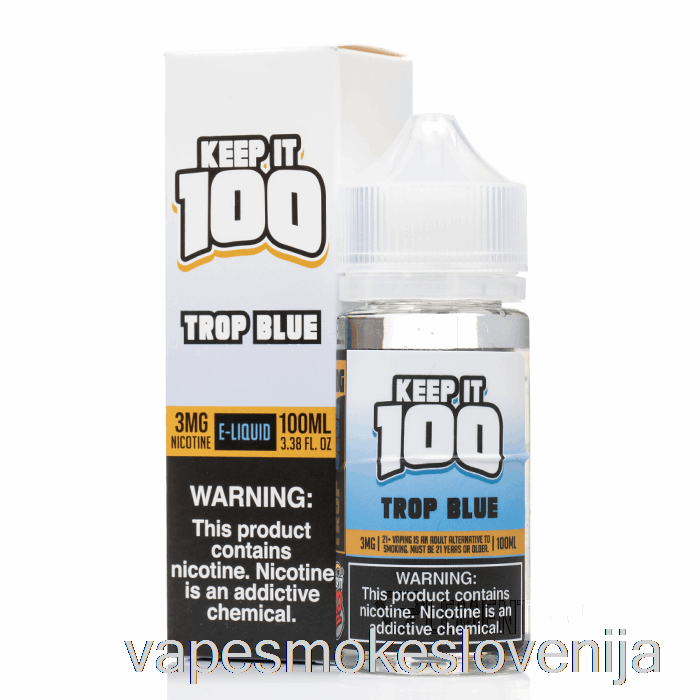 Vape Petrol Trop Blue - Keep It 100 E-tekočina - 100 Ml 6 Mg